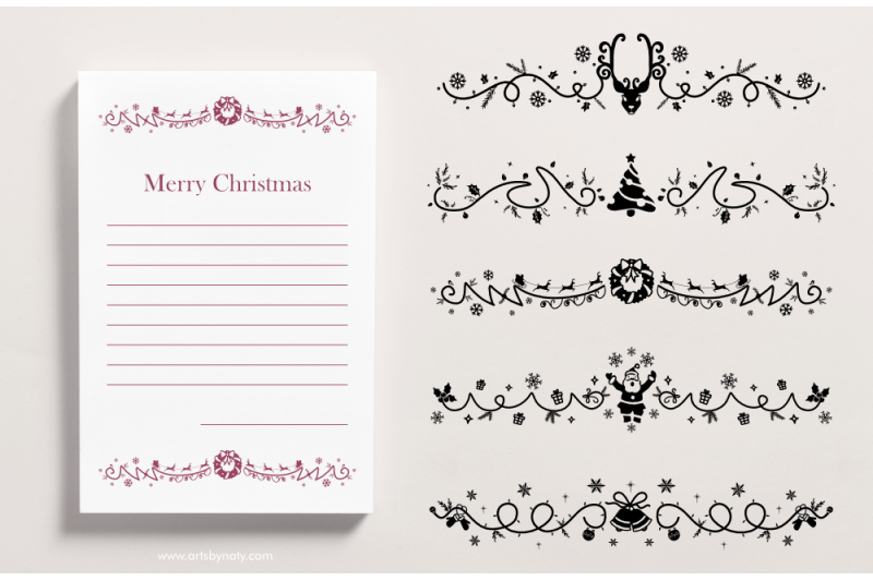 christmas-svg-illustration-for-dividers-headers-or-footers