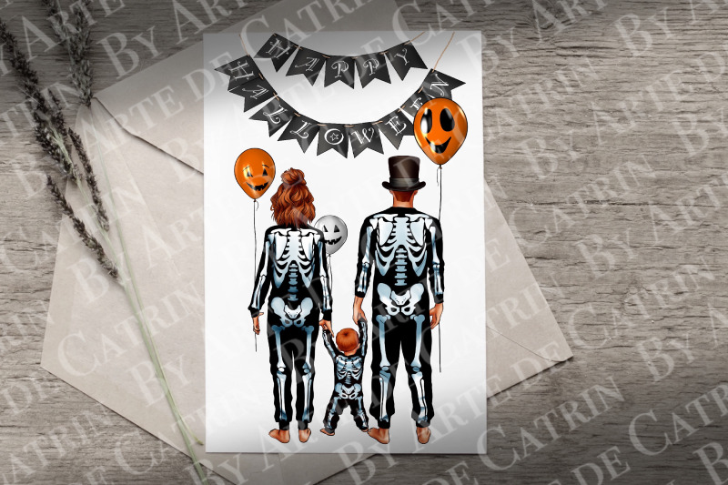 halloween-pajamas-family-clipart-png-holidays-clipart