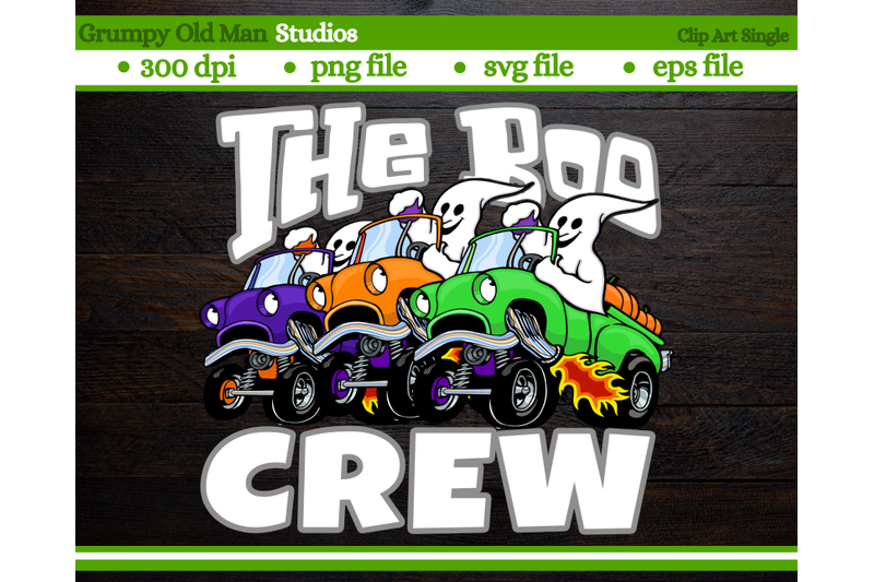 the-boo-crew-cartoon-ghosts-classic-truck-halloween-monster