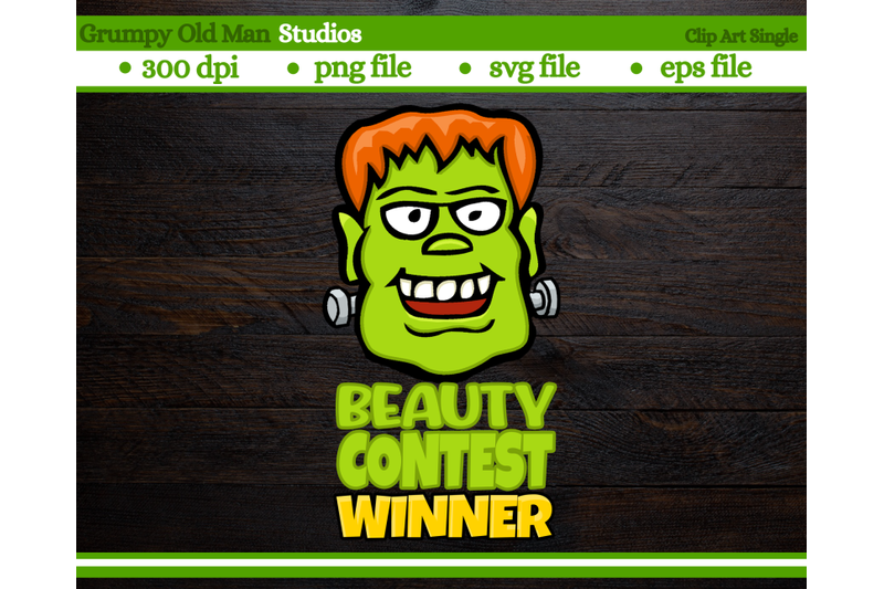 funny-frankenstein-cartoon-beauty-contest-winner