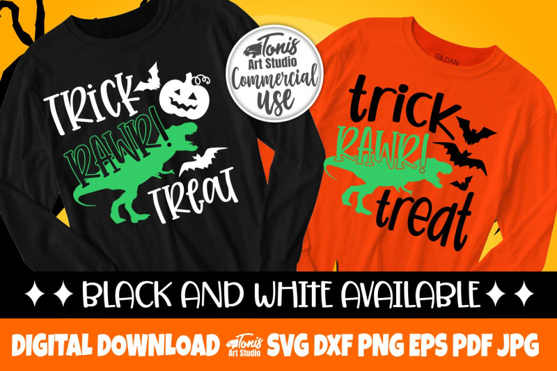 trick-rawr-treat-svg-funny-halloween-svg-for-kids