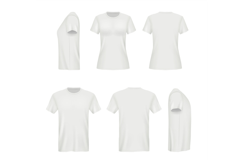 realistic-shirts-male-and-female-blank-clothes-template-vector-mockup