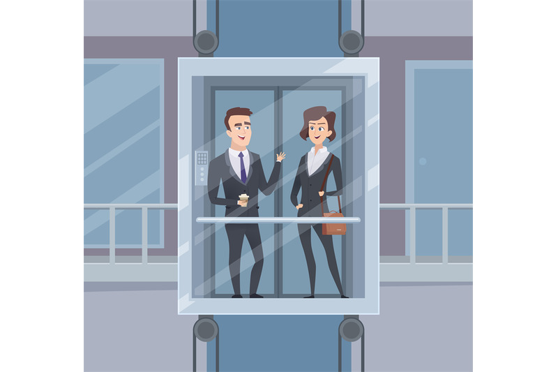 elevator-talk-businessmen-dialogue-in-elevator-business-conversation