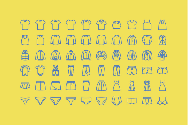 clothing-line-icons