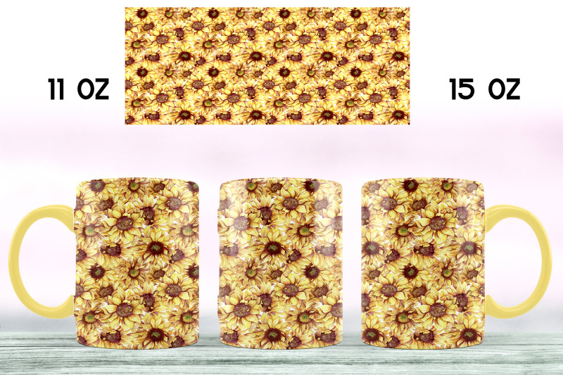 sunflower-mug-sublimation-design-floral-mug-wrap-11oz-15-oz