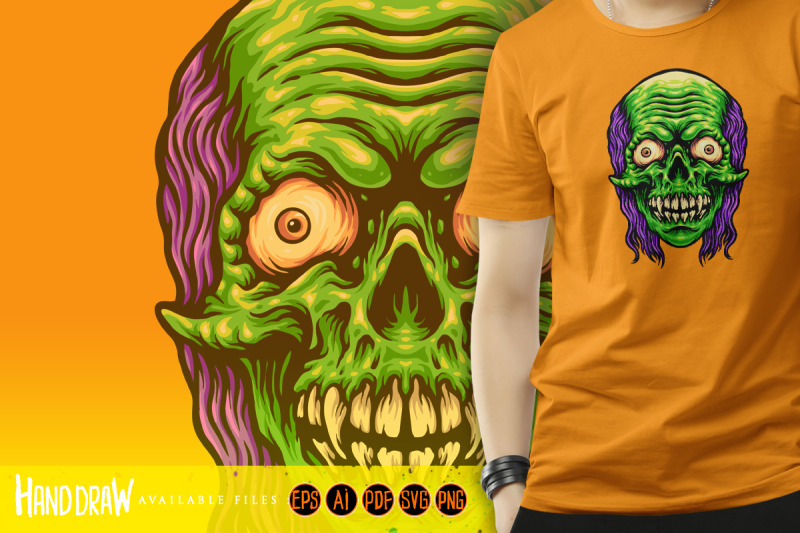 scary-skull-zombie-mascot-illustrations