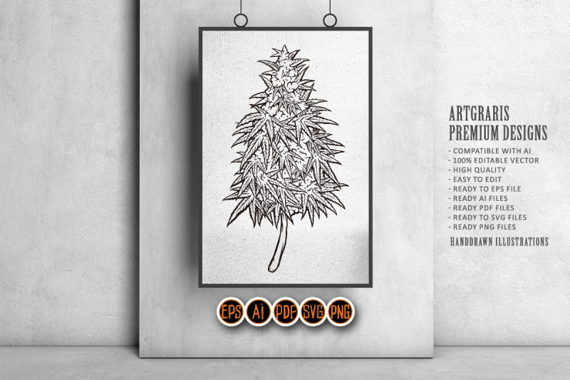 cannabis-weed-plant-silhouette