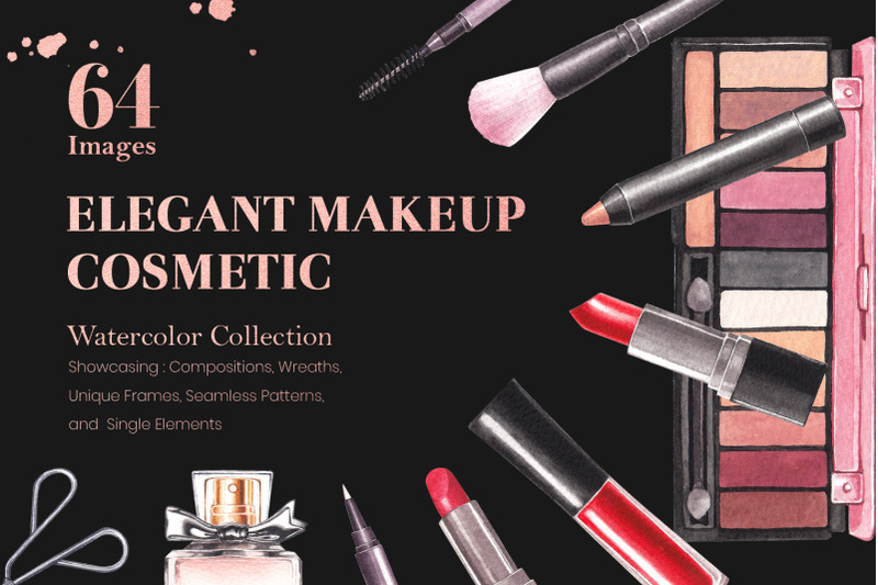 elegant-makeup-cosmetic-watercolor