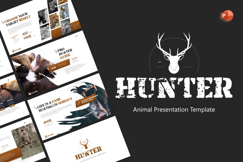 hunter-animal-powerpoint-template