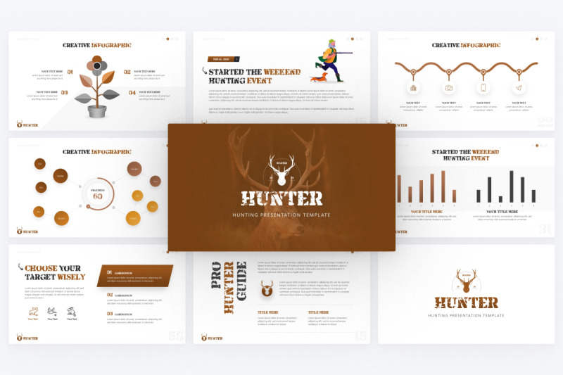 hunter-animal-powerpoint-template