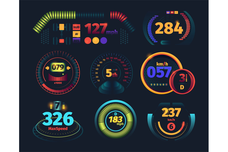 speedometer-engine-motor-odometer-car-dashboard-with-indicators-dange