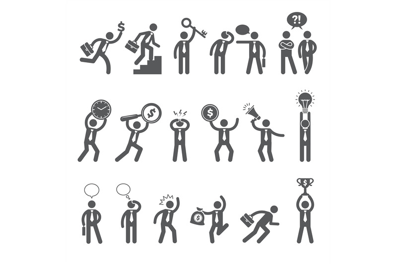 business-figures-simple-stick-characters-in-action-poses-managers-bos