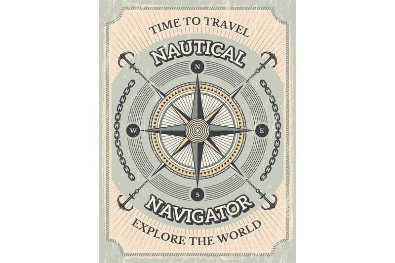 nautical-poster-wind-rose-and-stylized-marine-symbols-for-travelers-p