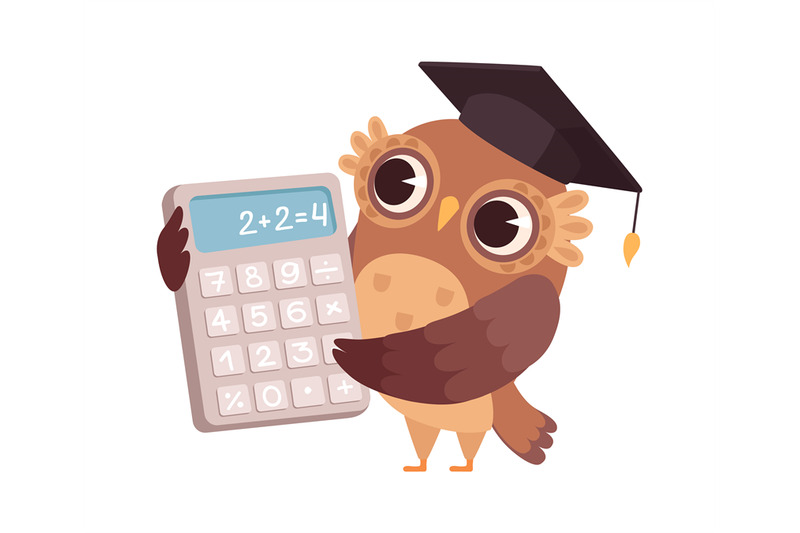 mathematic-teacher-owl-with-calculator-bird-professor-isolated-cart