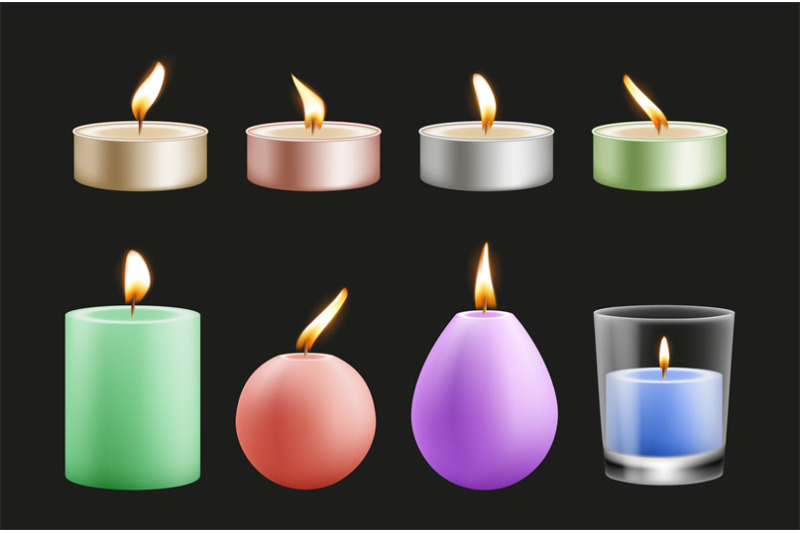 realistic-candles-colorful-wax-festive-burning-decorations-christmas