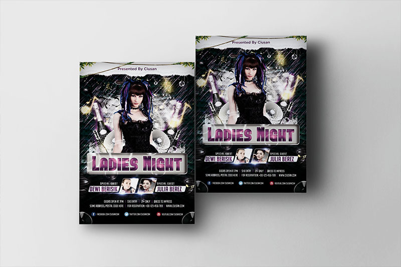 ladies-night-flyer-template