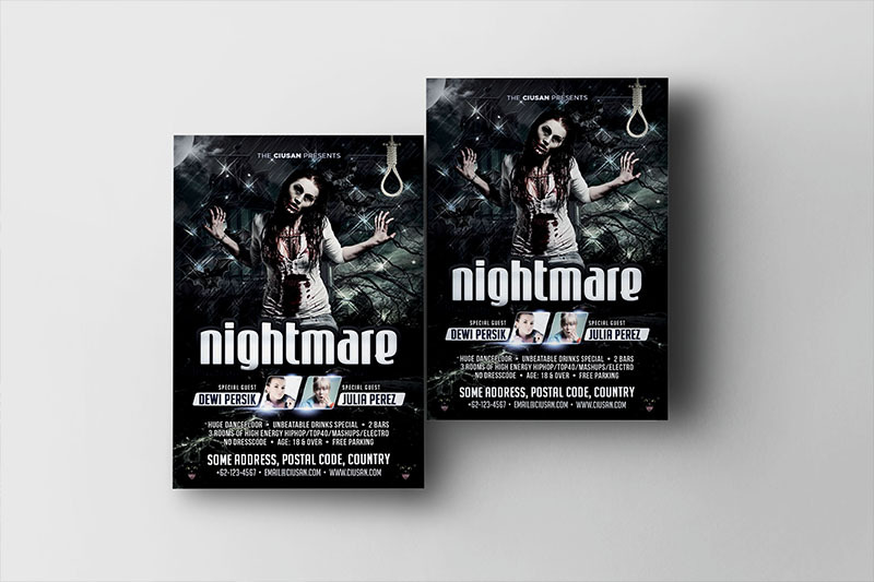 nightmare-flyer-template