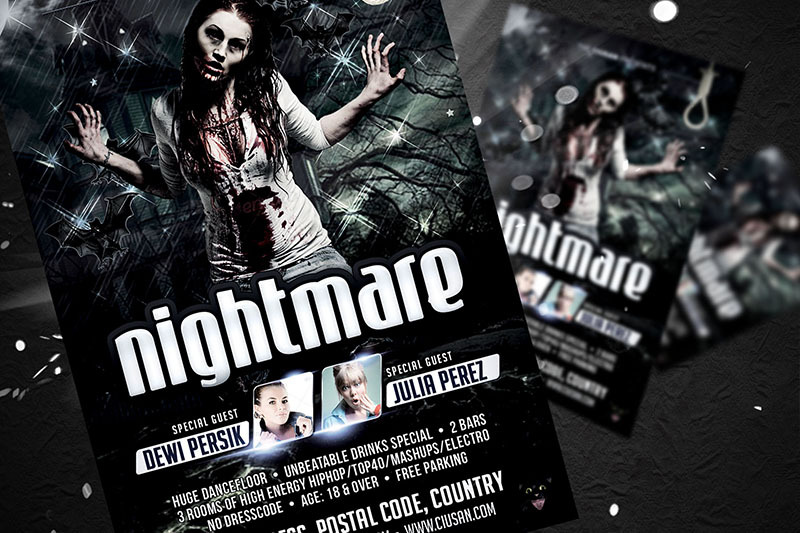 nightmare-flyer-template