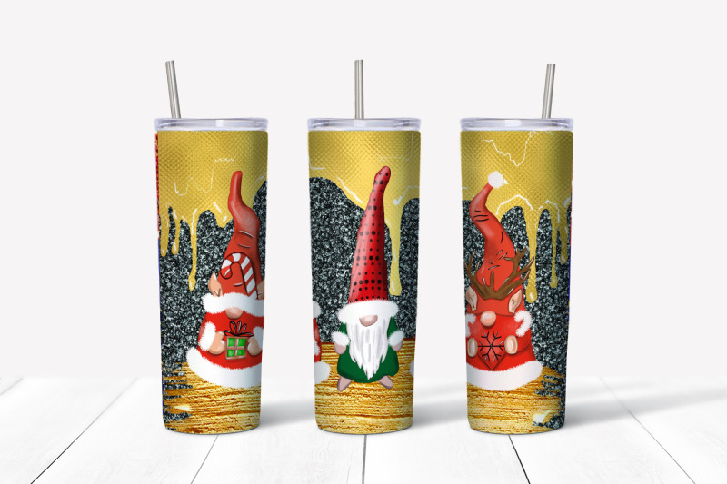 glitter-gnomes-skinny-tumbler-wrap