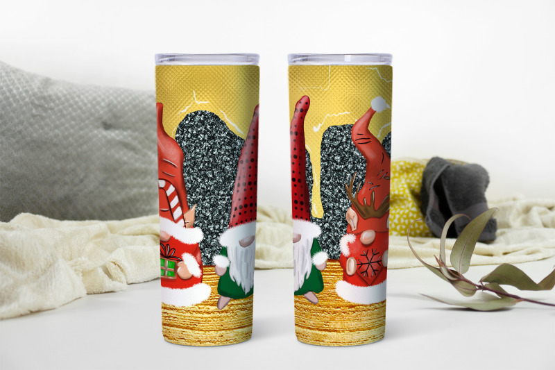 glitter-gnomes-skinny-tumbler-wrap