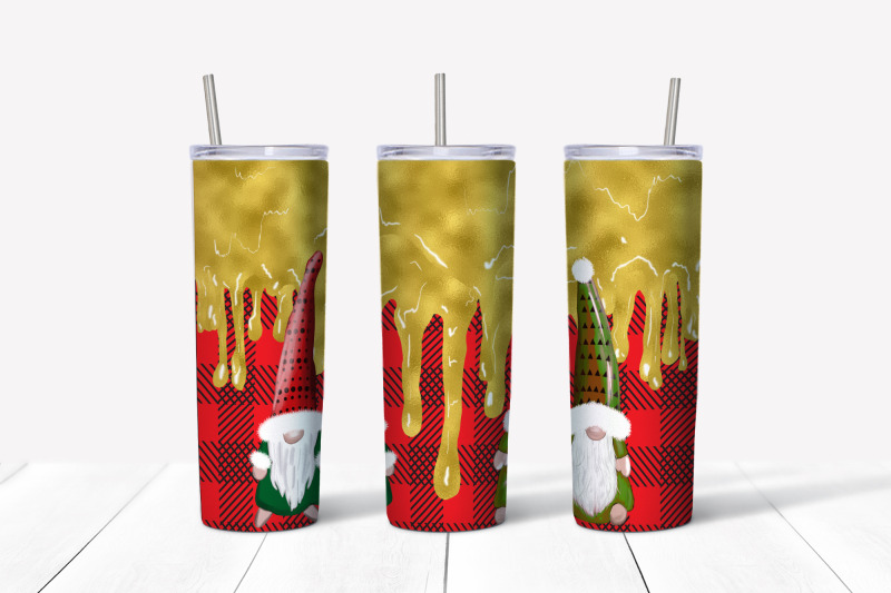 gold-buffalo-gnomes-skinny-tumbler-wrap