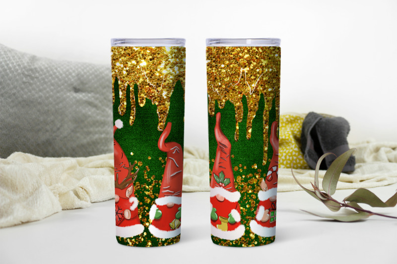 green-velvet-gnomes-skinny-tumbler-wrap