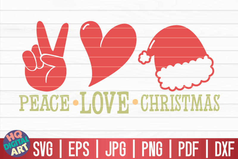 peace-love-christmas-svg-funny-christmas-quote