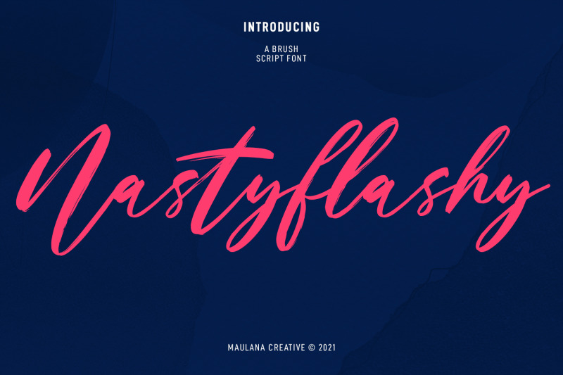 nastyflashy-brush-script-font