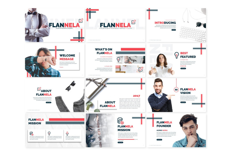 flannela-google-slide-template