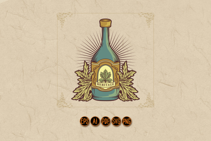 wine-bottle-classic-logo-illustrations