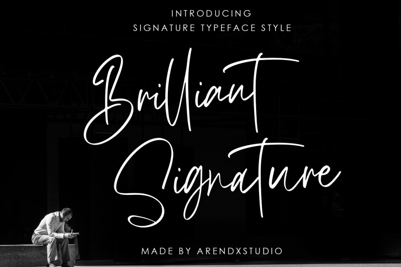 brilliant-signature-logotype-font