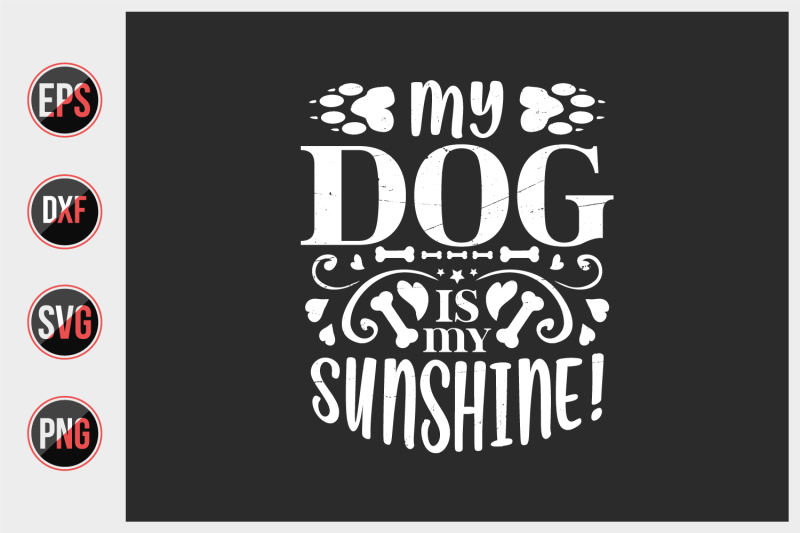 dog-quotes-vector-design-template