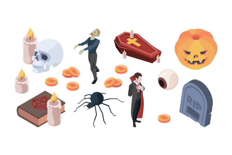 halloween-icons-items-for-traditional-scary-zombie-party-halloween-sy