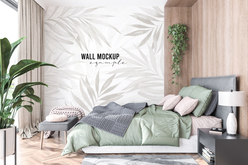 wall-mockup-wallpaper-mockup-bedroom