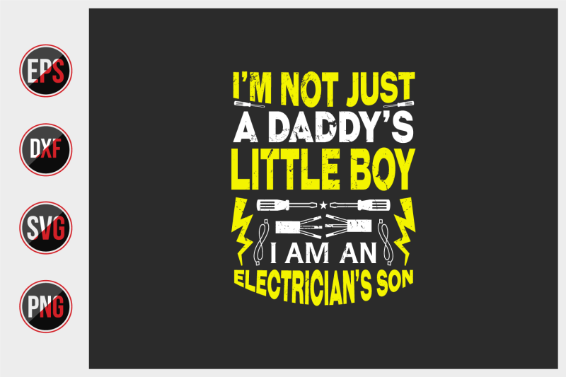 electrician-t-shirt-design-vector