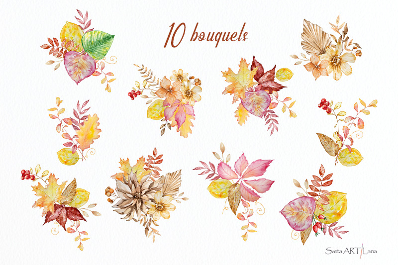 watercolor-fall-leaves-and-flowers-clipart