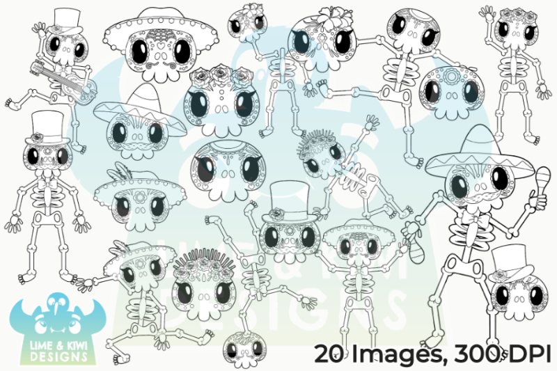 day-of-the-dead-skeletons-digital-stamps