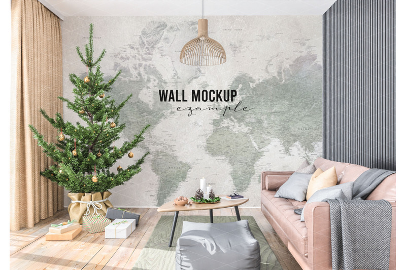 christmas-interior-mockup-wall-mockup