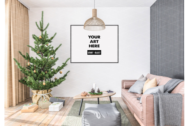 christmas-interior-mockup