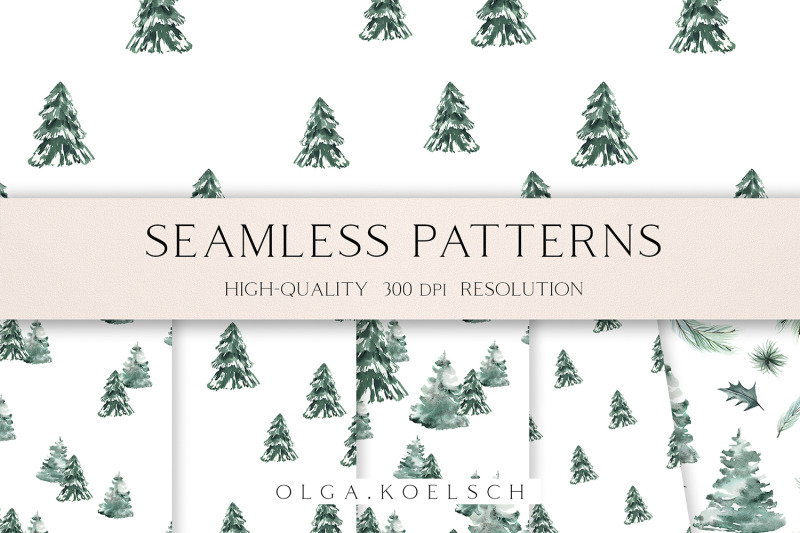 winter-landscape-seamless-pattern-fabric-watercolor-forest-seamless