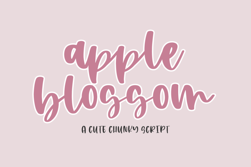apple-blossom-script