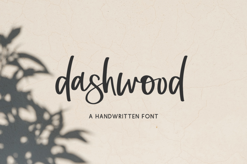 dashwood-script-handwritten-font