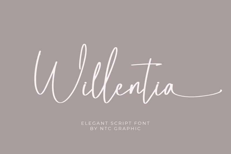 willentia-elegant-script-font