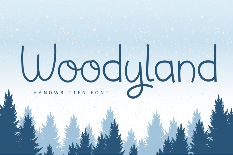 woodyland-winter-handwritting-font