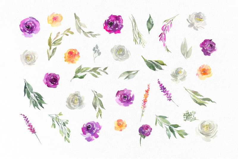 watercolor-purple-amp-white-roses-png
