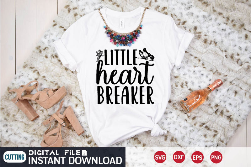 little-heart-breaker-svg-design