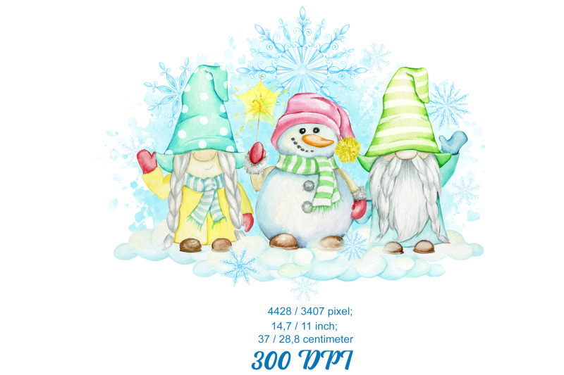 watercolor-gnomes-snowman-clipart-christmas-clip-art-merry-christma
