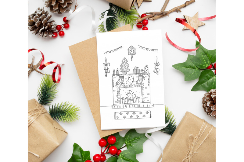 merry-christmas-coloring-page-christmas-scene-coloring-worksheet