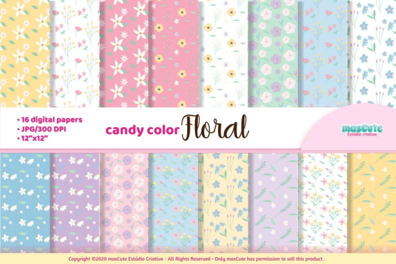 candy-color-flowers-digital-paper