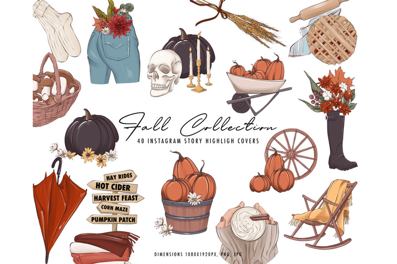 fall-clipart-boho-instagram-story-october-sublimation-autumn-leaves-p